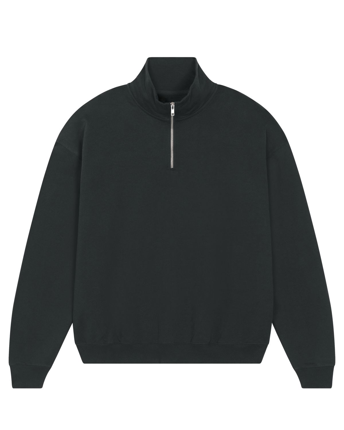 Black half zip fleece online